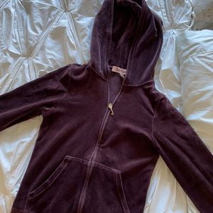 Juicy Couture velour track sweater